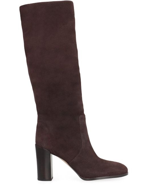 MICHAEL Michael Kors Brown Luella Suede Knee High Boots