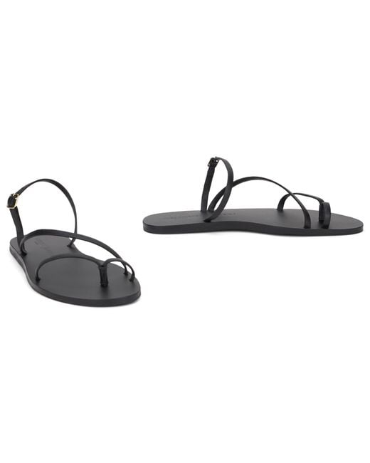 Manebí Black Low Leather Sandal