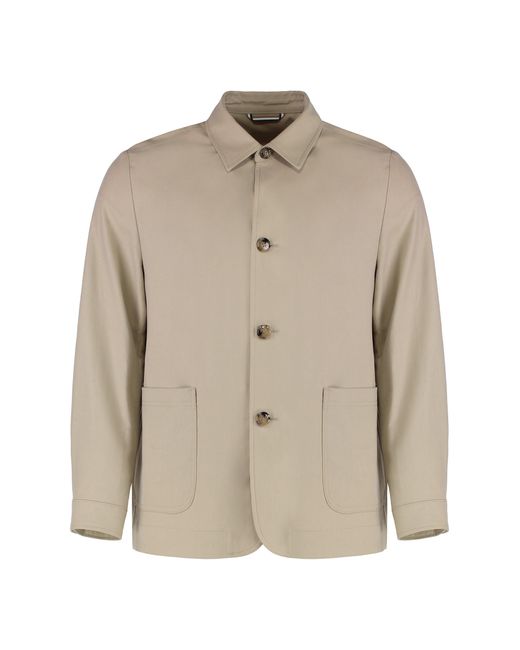 Boss Natural Overshirt With Buttons for men