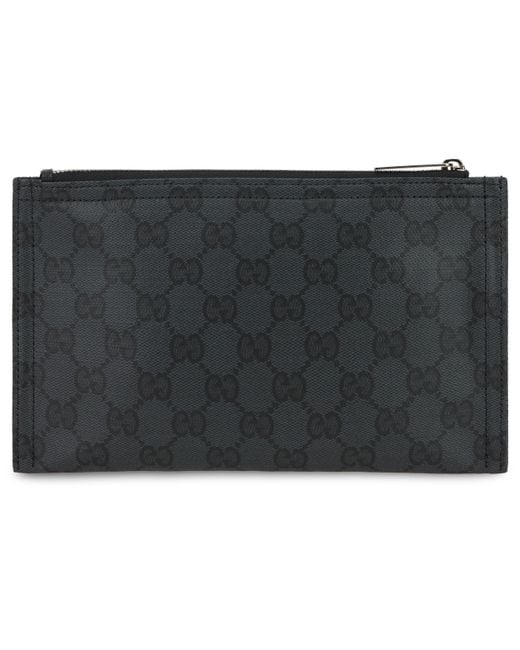 Gucci Gray Pouch With Monogram for men