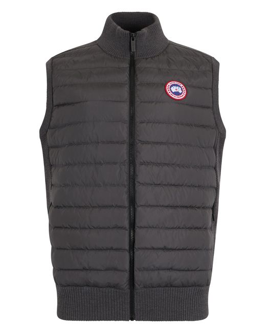 Canada Goose Gray Padded Vest for men