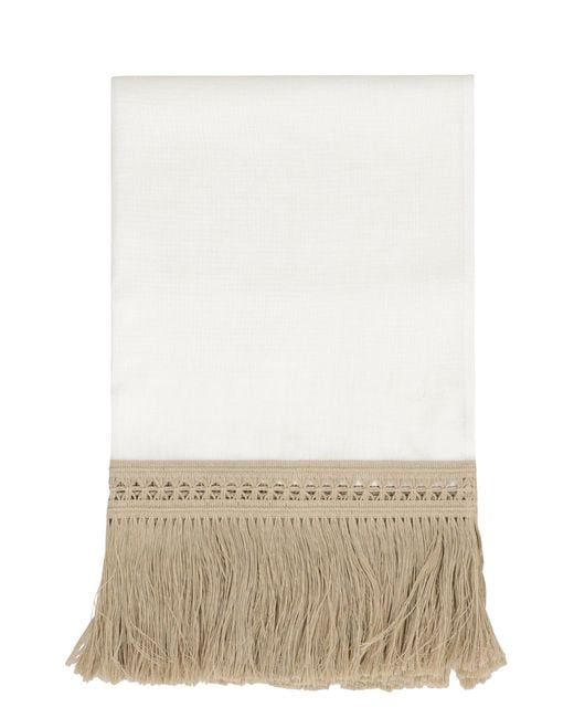 Max Mara Natural Grammo Linen Stole