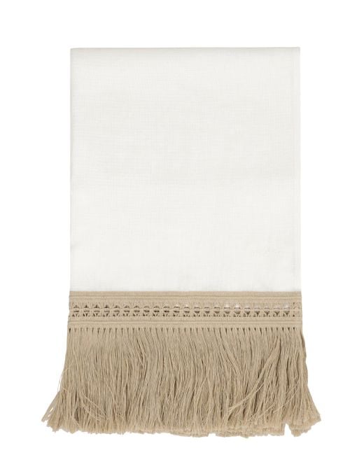 Max Mara Natural Grammo Linen Stole