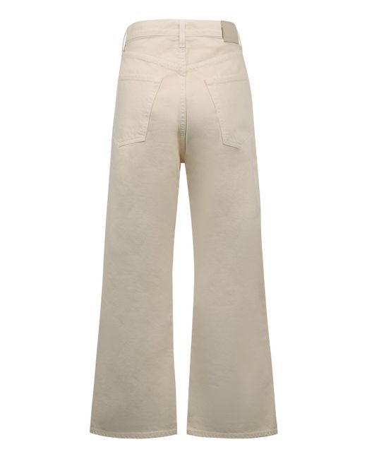 Citizens of Humanity White Gaucho Wide-leg Jeans