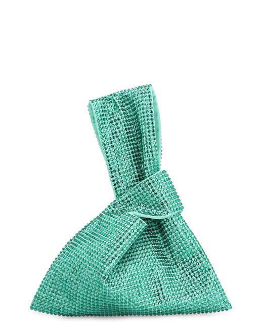 GIUSEPPE DI MORABITO Green Rhinestones Mini-bag