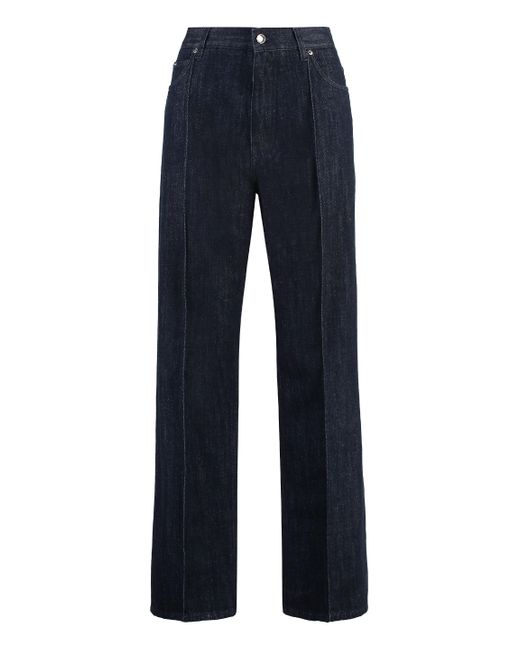 Jeans straight leg a 5 tasche di Dolce & Gabbana in Blue