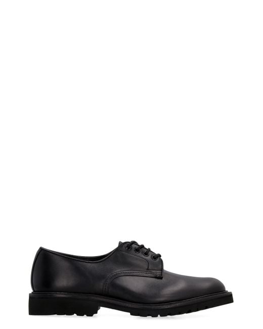 Tricker's Daniel Leather Laceup Derby Shoes in Black for Men Lyst UK