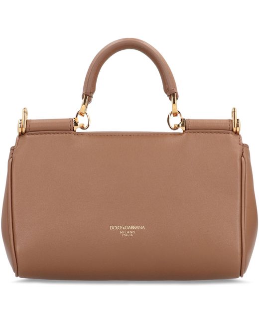 Dolce & Gabbana Brown Handbag My Sicily