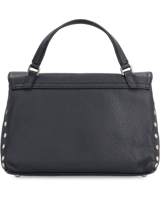 Zanellato Black Postina S Leather Handbag