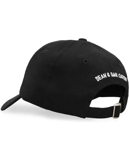 Cappello da baseball con logo di DSquared² in Black da Uomo