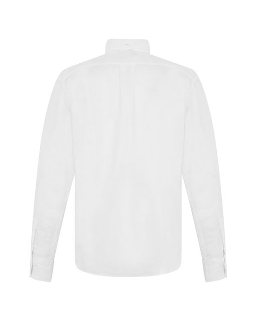 Gant White Linen Shirt for men