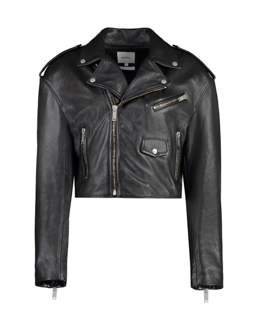 Halfboy Black Leather Jacket