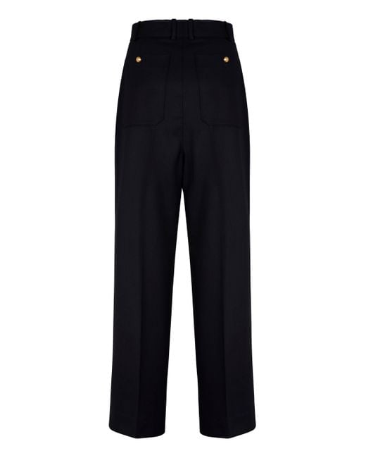 P.A.R.O.S.H. Blue Virgin Wool Trousers