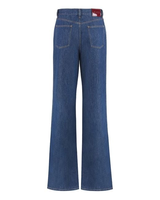 Gucci Blue 5-Pocket Straight-Leg Jeans