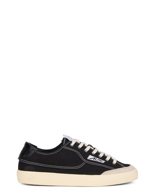 Autry Black Low Top Sneakers for men