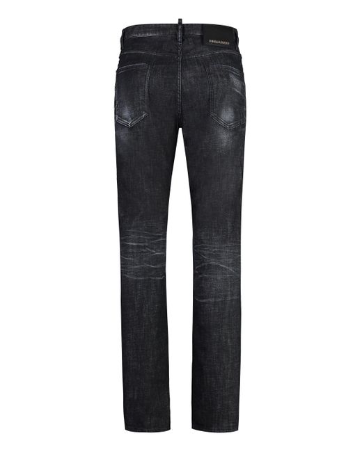 DSquared² Blue 642 Jean 5-pocket Straight-leg Jeans for men