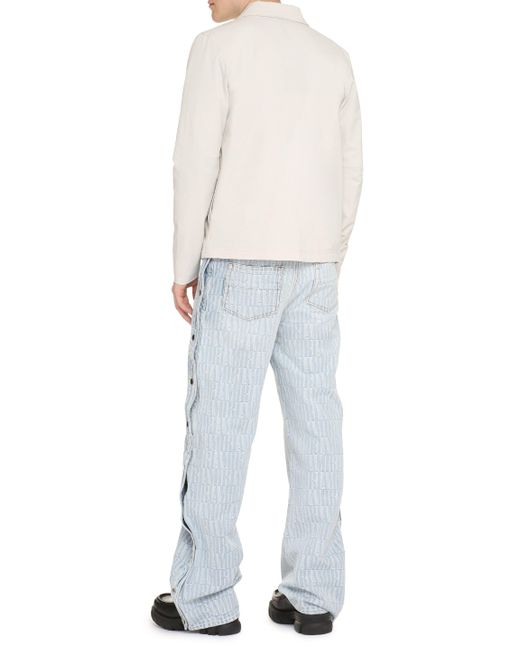 K-Way White Tarkirk Full-zip Nylon Sweatshirt for men