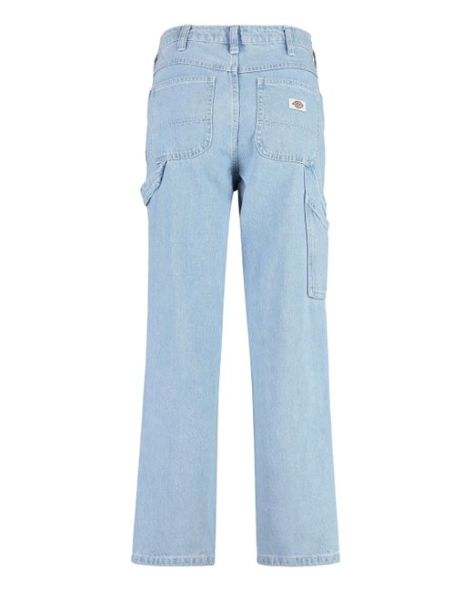 Jeans straight leg Ellendale di Dickies in Blue