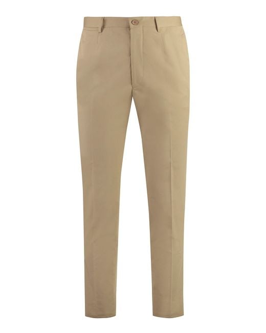 Etro Natural Cotton Trousers for men