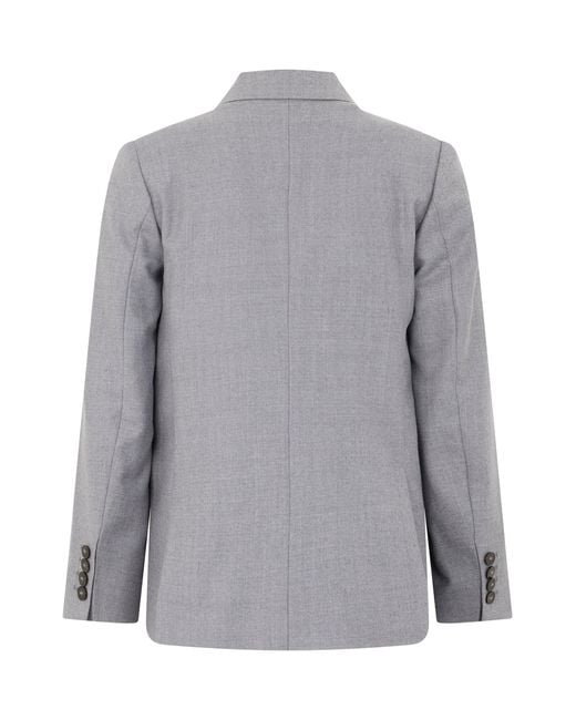 Slowear Gray Double-Breasted Jacket