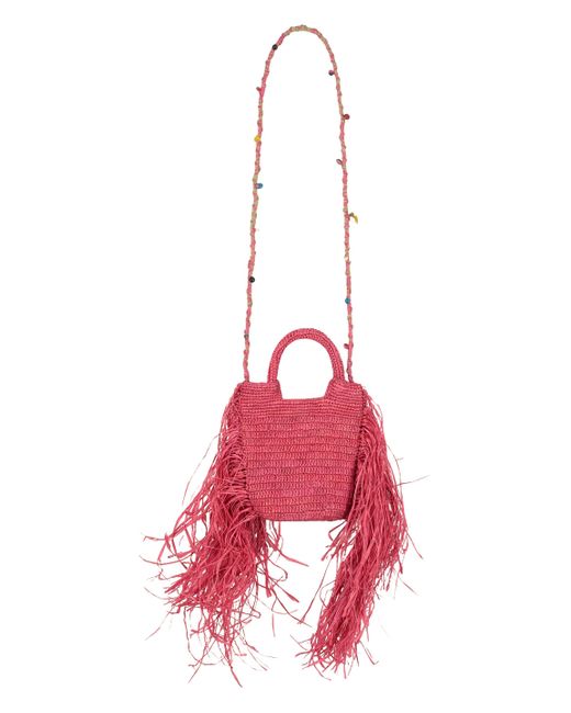 MADE FOR A WOMAN Red Kifafa Handbag