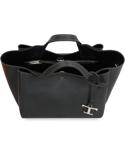 Tod's Black Leather Mini Handbag