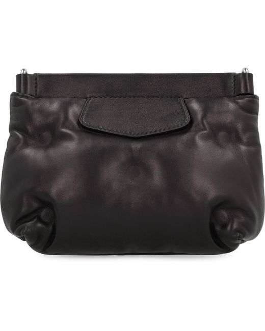 Maison Margiela Black Glam Slam Leather Clutch
