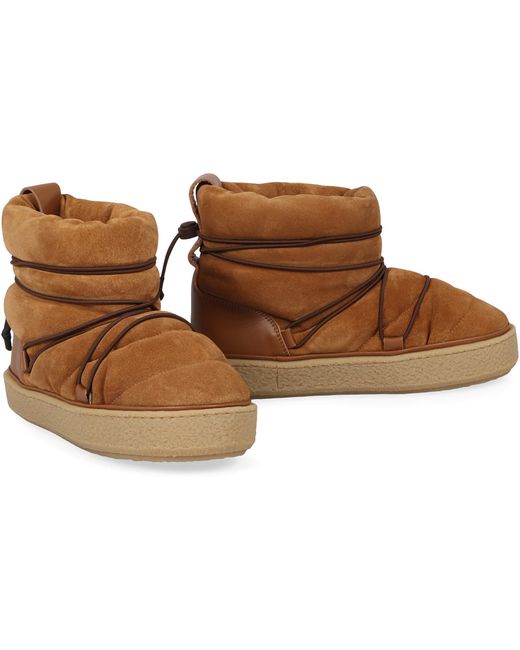 Isabel Marant Brown Leather Ankle Boots