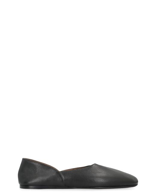 Khaite Black Jane Ballet Flats