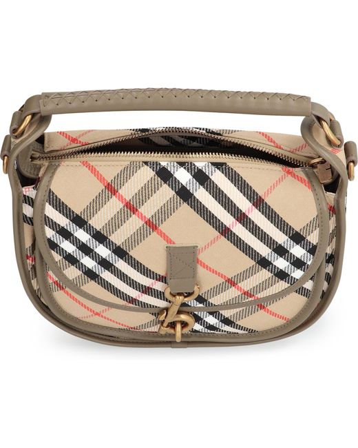 Burberry Natural B Clip Piccola Messenger Bag