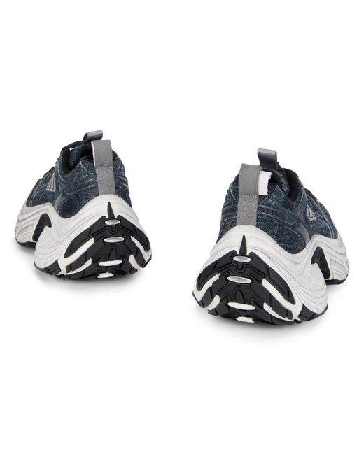 Balenciaga Blue Sport Shoes With A Curved Sole for men