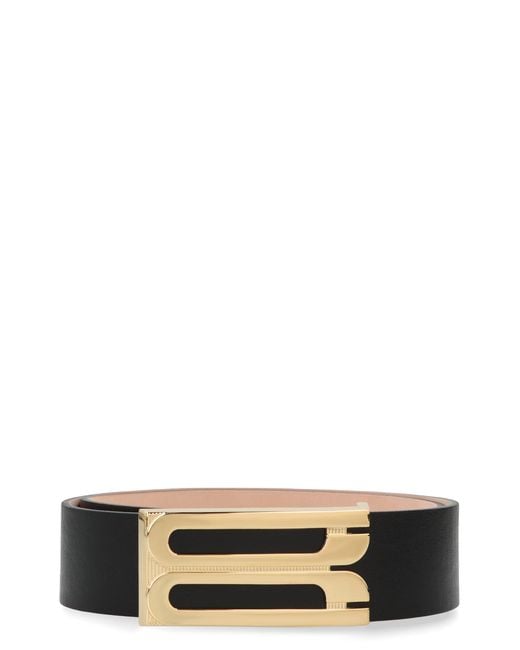 Victoria Beckham Black Jumbo Frame Belt