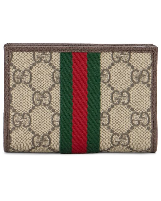 Gucci Gray Ophidia Mini Wallet