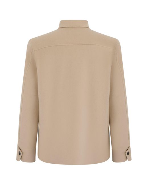 Slowear Natural Wool Button-Front Winter Jacket for men
