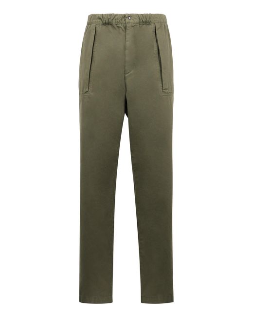 Aspesi Green Cotton Trousers for men