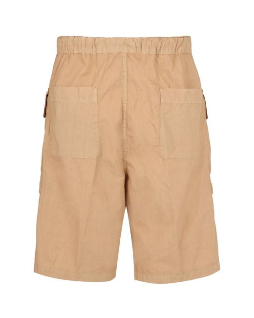 Aspesi Natural Cotton Bermuda Shorts for men