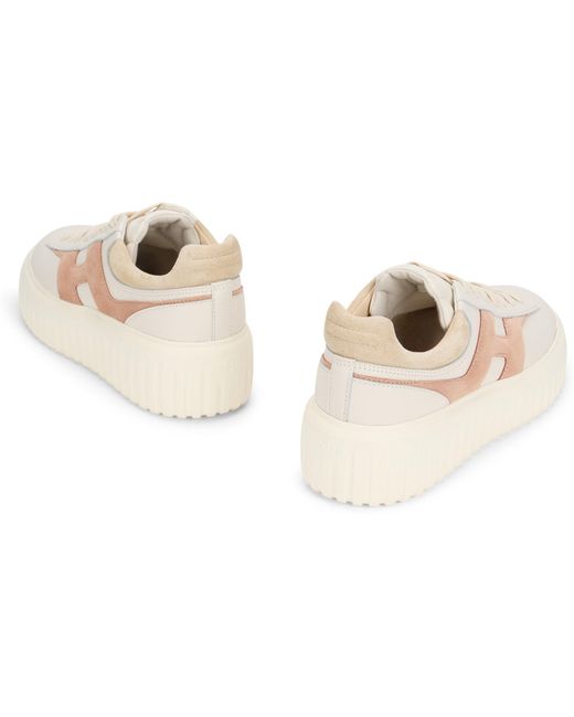 Hogan Pink Sneakers H-Stripes