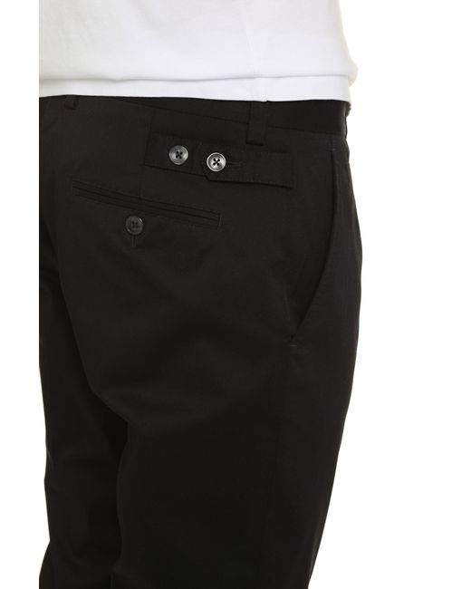 Dolce & Gabbana Black Cotton Trousers