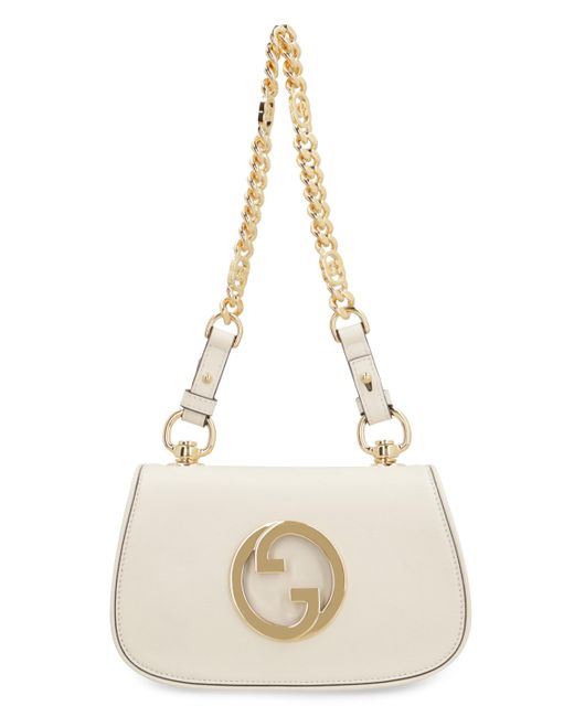 Gucci Natural Blondie Mini Leather Shoulder Bag