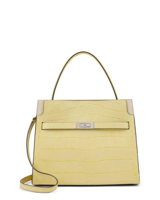 Tory Burch Metallic Bag Lee Radziwill With Relief