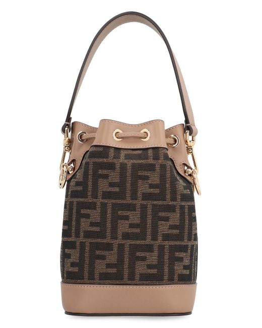 Fendi Black Mon Tresor Fabric Mini-bag