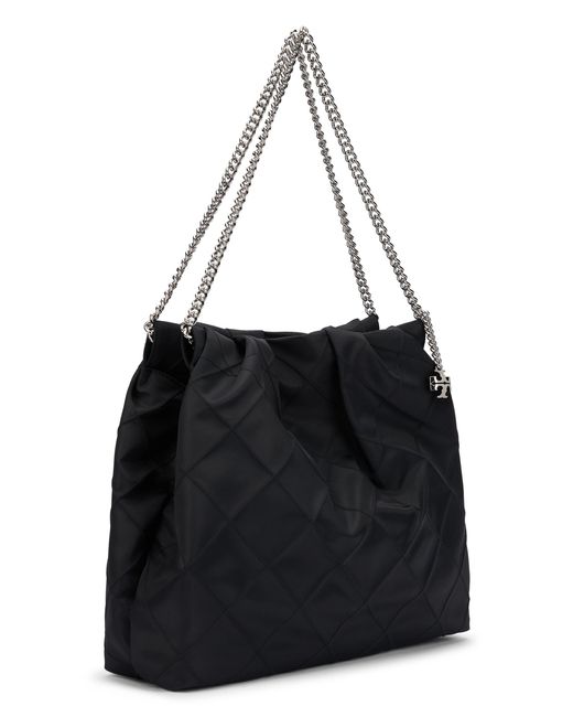 Tory Burch Black Hobo Bag Fleming