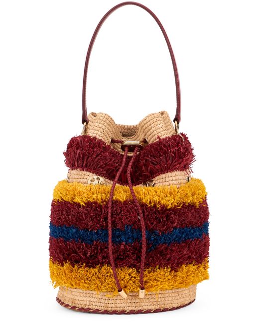 Rabanne Red Bucket Bag