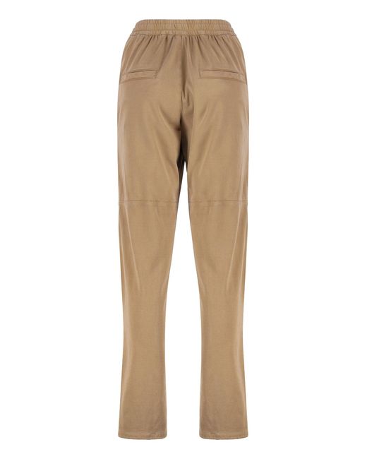 Isabel Marant Natural Regina Cotton Trousers