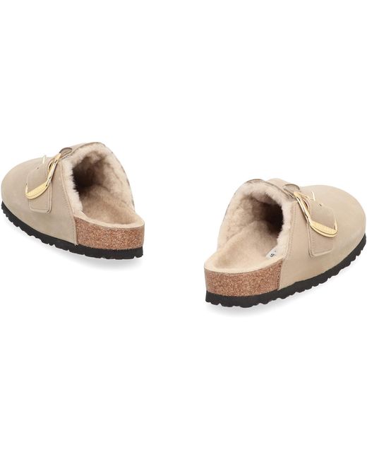 Birkenstock Women's Brown Sabot Boston Big Buckle