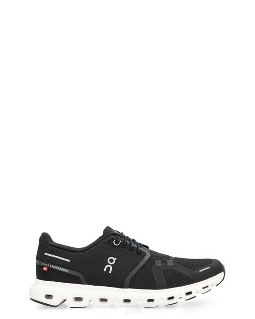 On Shoes Black Cloud 6 Low-Top Sneakers