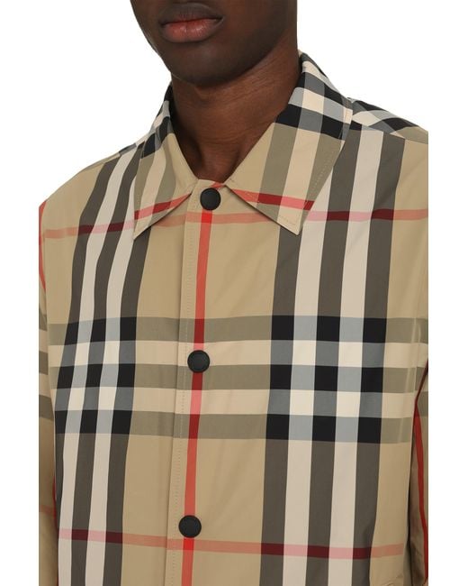 Burberry Natural Checked Jacket for men