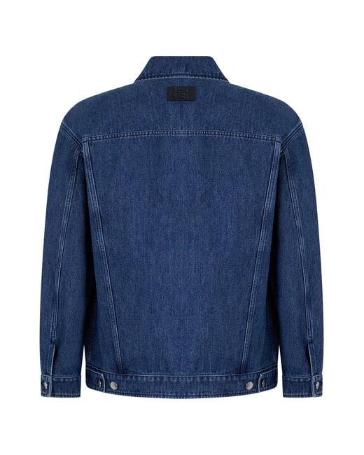 Fendi Blue Jacket for men