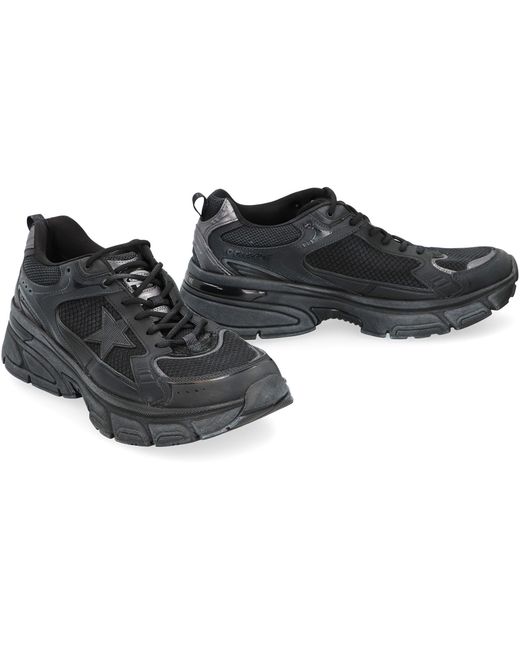 Golden Goose Deluxe Brand Black Sneakers Low-Top Lightstar for men