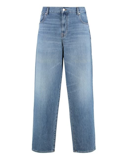 For All Mankind Men's Blue Ryan Loose-Fit Jeans